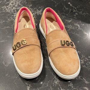 UGG suede slip on shoes Size 5, new without box
